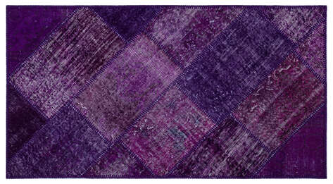 Apex Patchwork Unique Mor 25927 080 cm X 150 cm - 1