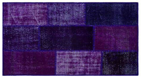 Apex Patchwork Unique Mor 25948 080 cm X 150 cm - 1
