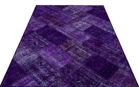 Apex Patchwork Unique Mor 26292 160 cm X 230 cm - 3