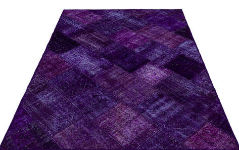 Apex Patchwork Unique Mor 26316 160 cm X 230 cm - 3