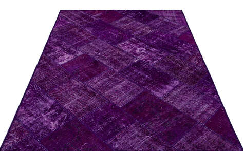 Apex Patchwork Unique Mor 26322 160 cm X 230 cm - 3
