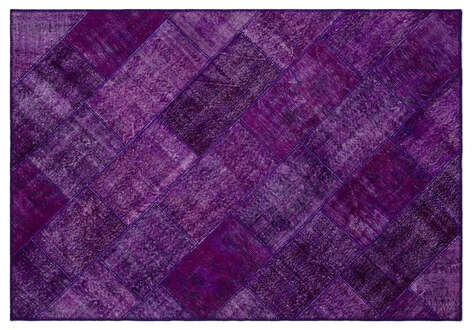 Apex Patchwork Unique Mor 26389 160 cm X 230 cm - 1