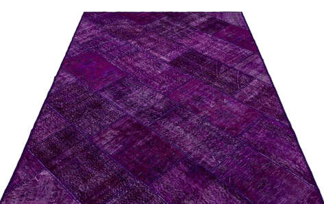 Apex Patchwork Unique Mor 26389 160 cm X 230 cm - 3