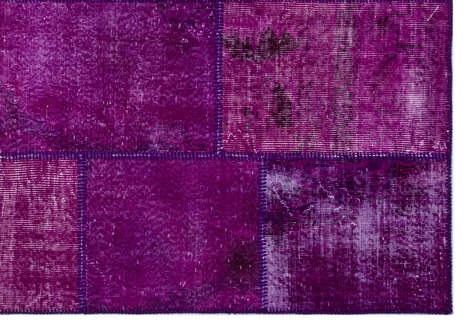 Apex Patchwork Unique Mor 26488 160 cm X 230 cm - 4