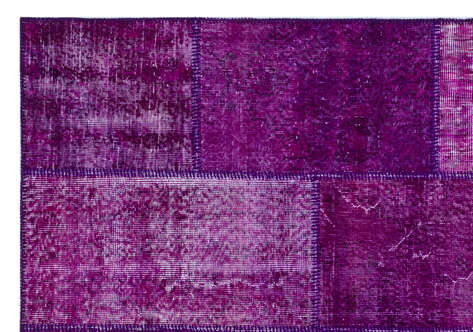 Apex Patchwork Unique Mor 26488 160 cm X 230 cm - 5