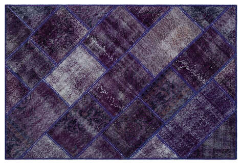 Apex Patchwork Unique Mor 26545 120 cm X 180 cm - 1