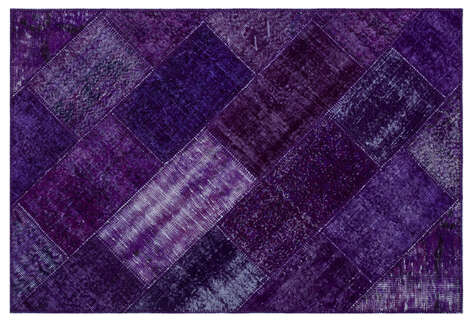 Apex Patchwork Unique Mor 26564 120 cm X 180 cm - 1