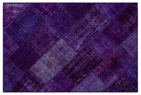 Apex Patchwork Unique Mor 26716 120 cm X 180 cm - 1