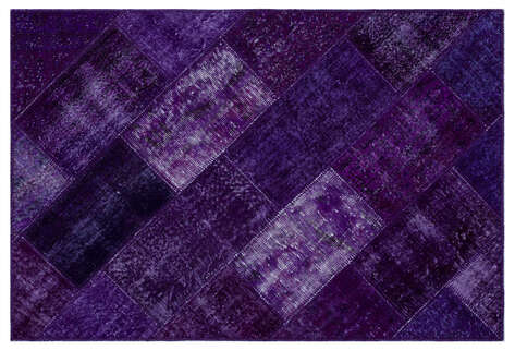 Apex Patchwork Unique Mor 26722 120 cm X 180 cm - 1