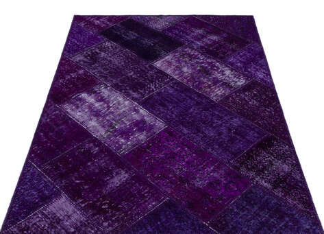 Apex Patchwork Unique Mor 26722 120 cm X 180 cm - 3