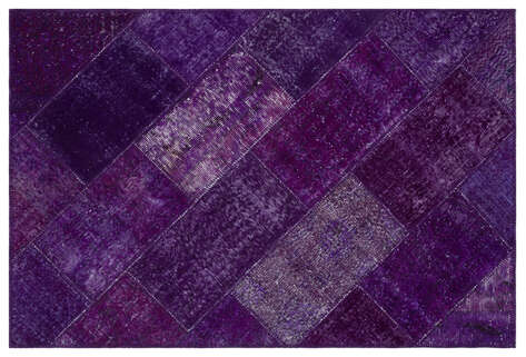 Apex Patchwork Unique Mor 31181 120 cm X 180 cm - 1