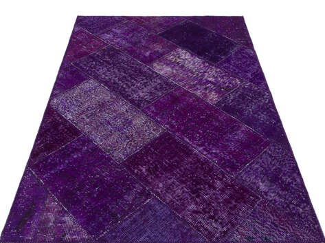 Apex Patchwork Unique Mor 31181 120 cm X 180 cm - 3