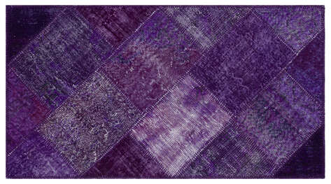 Apex Patchwork Unique Mor 31381 080 cm X 150 cm - 1
