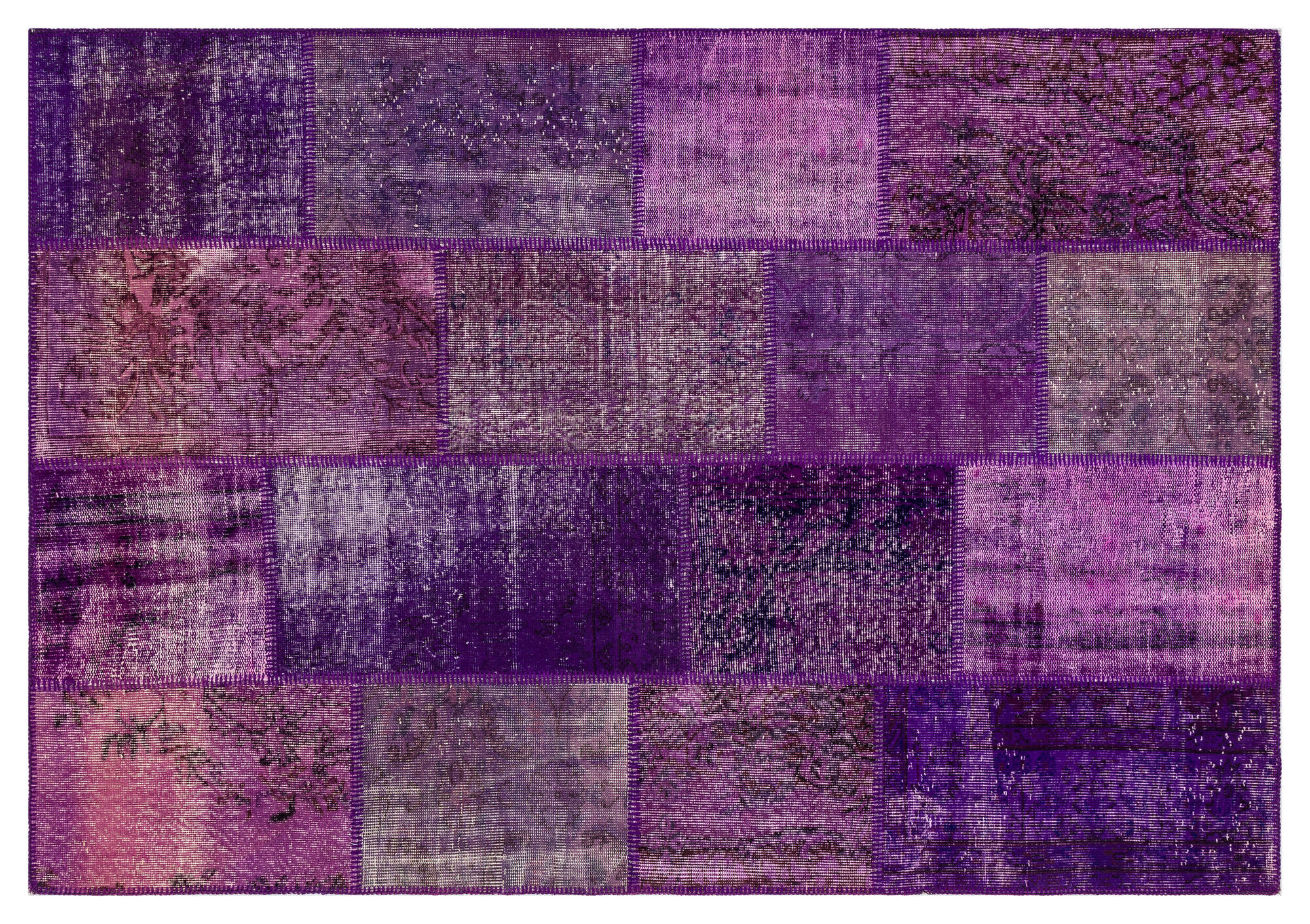 Apex Patchwork Unique Mor 36493 162 cm X 231 cm