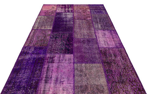 Apex Patchwork Unique Mor 36493 162 cm X 231 cm - 3