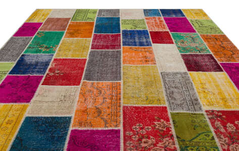 Apex Patchwork Unique Multi Naturel 20211 306 cm X 366 cm - 3
