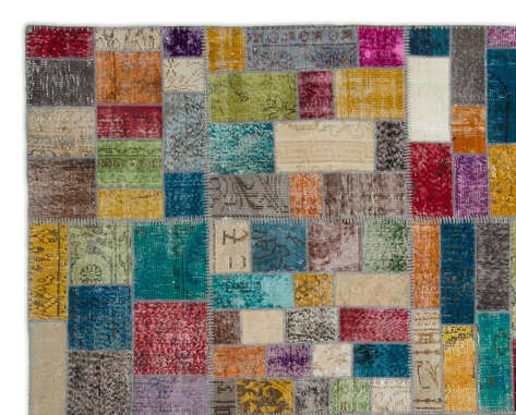 Apex Patchwork Unique Multi Naturel 20300 242 cm X 298 cm - 4