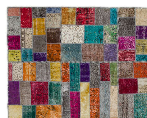 Apex Patchwork Unique Multi Naturel 20301 239 cm X 302 cm - 4