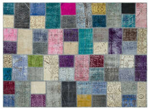 Apex Patchwork Unique Multi Naturel 20603 170 cm X 233 cm (1)
