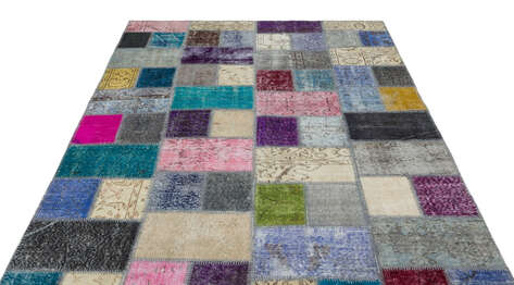 Apex Patchwork Unique Multi Naturel 20603 170 cm X 233 cm - 3