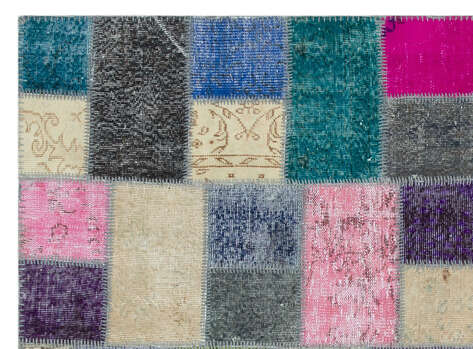 Apex Patchwork Unique Multi Naturel 20603 170 cm X 233 cm - 4
