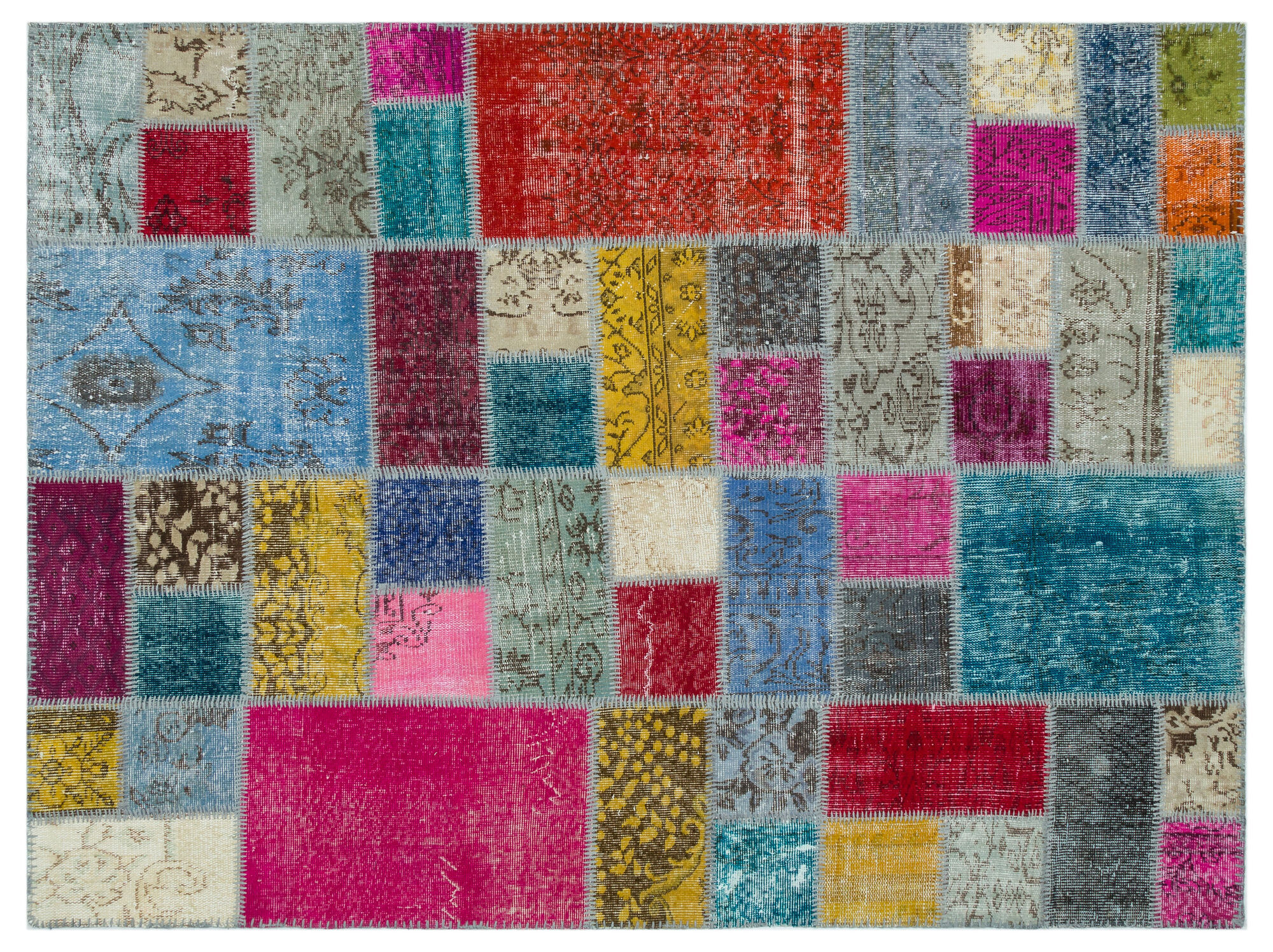 Apex Patchwork Unique Multi Naturel 20604 172 cm X 230 cm