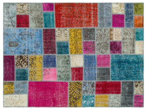 Apex Patchwork Unique Multi Naturel 20604 172 cm X 230 cm - 1