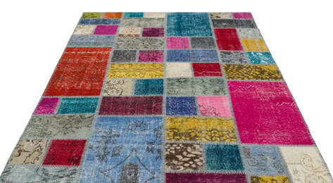 Apex Patchwork Unique Multi Naturel 20604 172 cm X 230 cm - 3