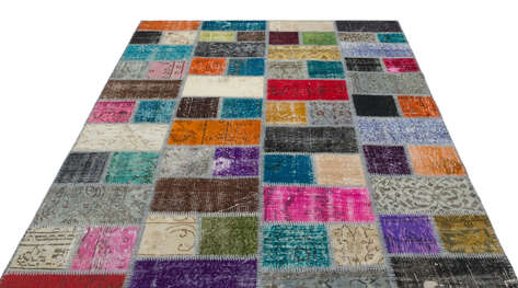 Apex Patchwork Unique Multi Naturel 20606 171 cm X 245 cm - 5