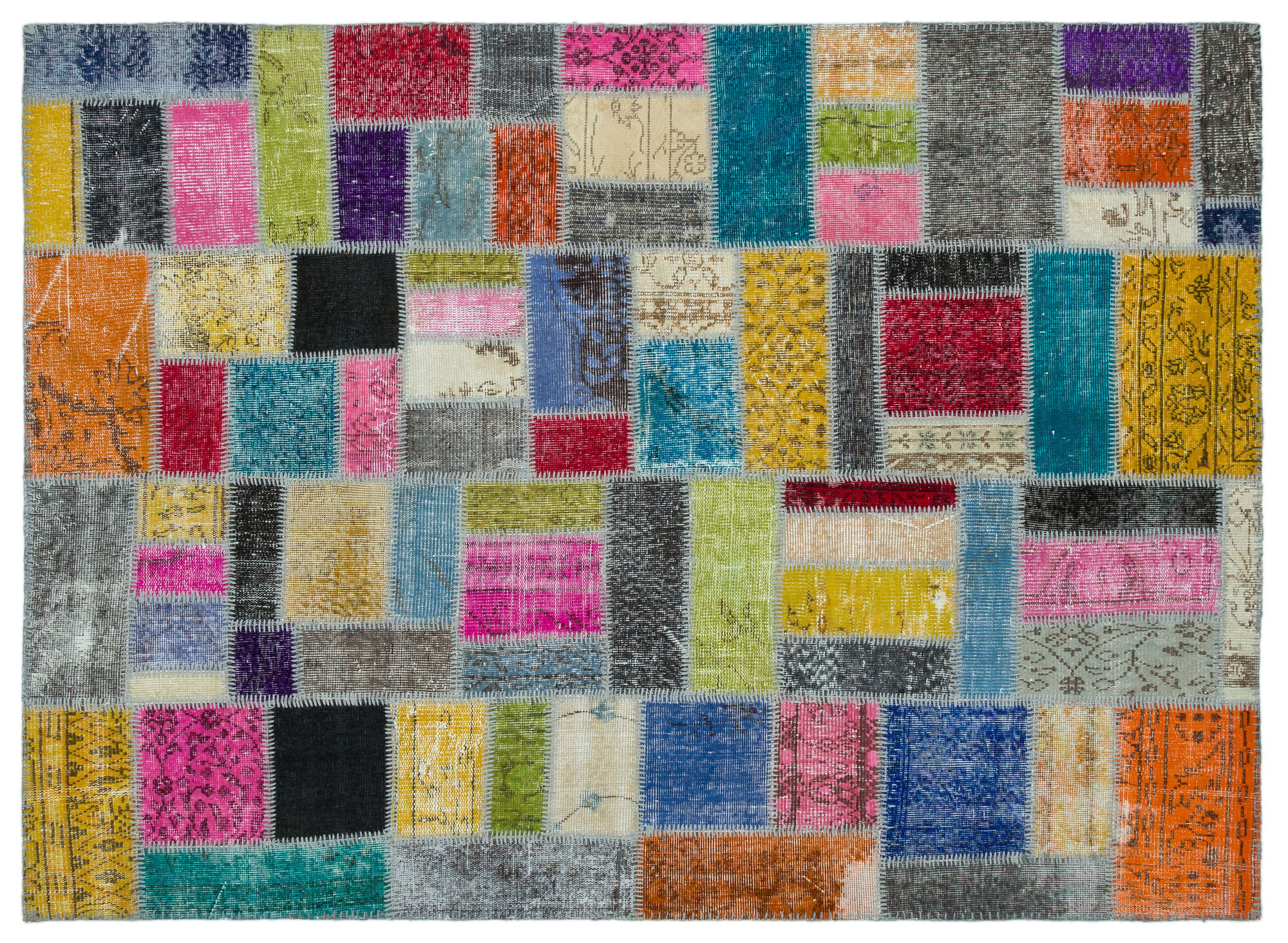 Apex Patchwork Unique Multi Naturel 20641 170 cm X 236 cm