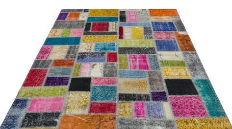 Apex Patchwork Unique Multi Naturel 20641 170 cm X 236 cm - 3