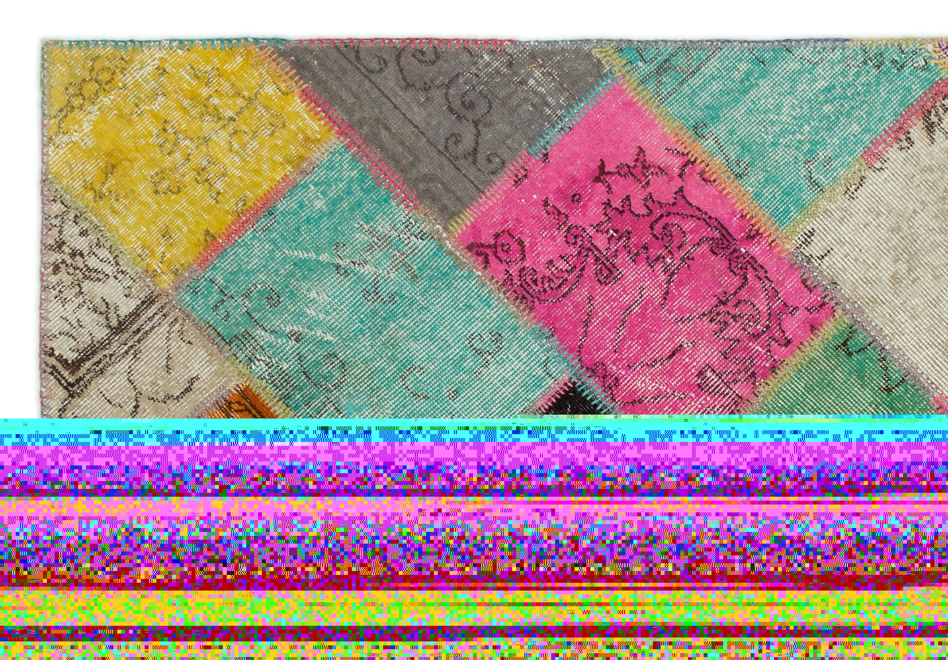 Apex Patchwork Unique Multi Naturel 20981 160 cm X 234 cm