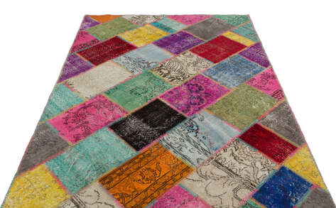Apex Patchwork Unique Multi Naturel 20981 160 cm X 234 cm - 2