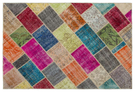Apex Patchwork Unique Multi Naturel 20988 162 cm X 232 cm - 1