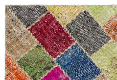 Apex Patchwork Unique Multi Naturel 20988 162 cm X 232 cm - 4