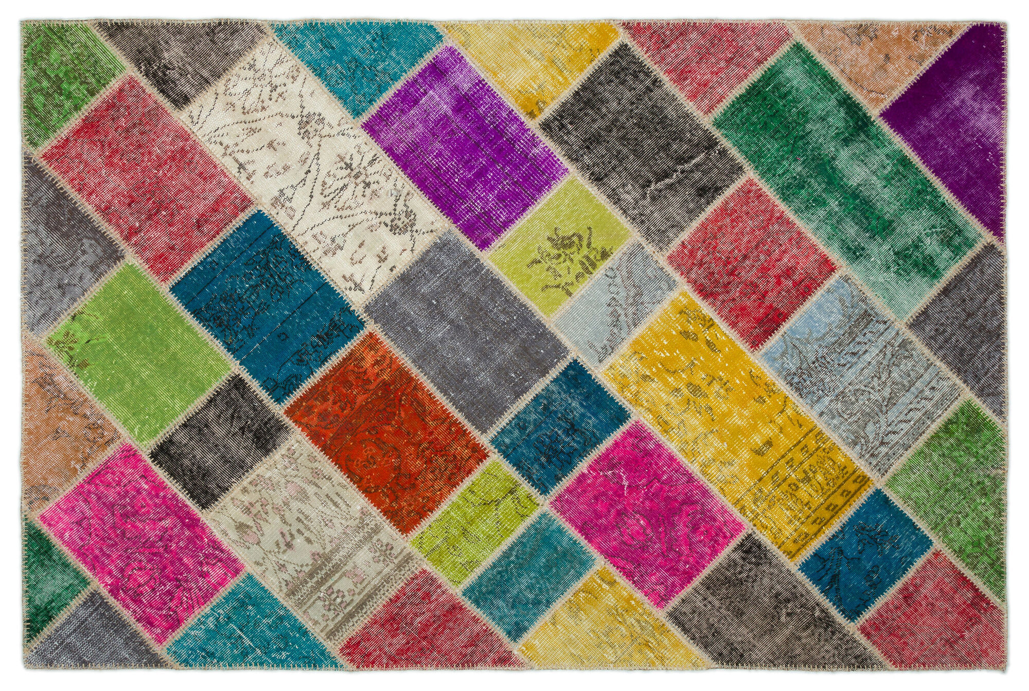 Apex Patchwork Unique Multi Naturel 20990 160 cm X 235 cm