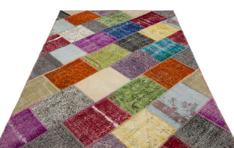 Apex Patchwork Unique Multi Naturel 20993 163 cm X 231 cm - 3