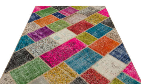 Apex Patchwork Unique Multi Naturel 20996 163 cm X 228 cm - 3