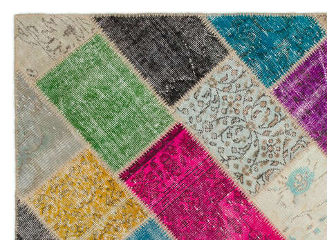 Apex Patchwork Unique Multi Naturel 20996 163 cm X 228 cm - 4