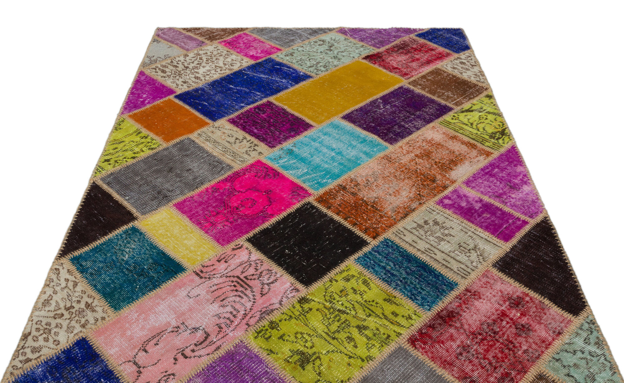 Apex Patchwork Unique Multi Naturel 21001 161 cm X 231 cm