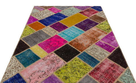 Apex Patchwork Unique Multi Naturel 21001 161 cm X 231 cm - 1