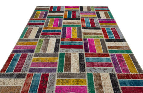 Apex Patchwork Unique Multi Naturel 21049 202 cm X 281 cm - 3