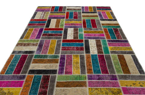 Apex Patchwork Unique Multi Naturel 21059 200 cm X 280 cm - 1