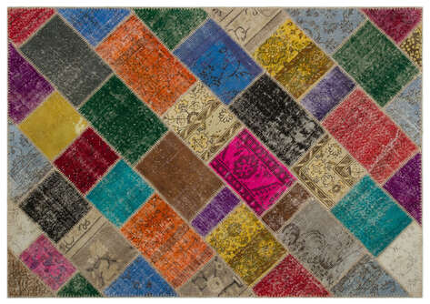 Apex Patchwork Unique Multi Naturel 21469 163 cm X 231 cm - 1