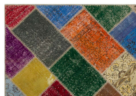 Apex Patchwork Unique Multi Naturel 21469 163 cm X 231 cm - 4