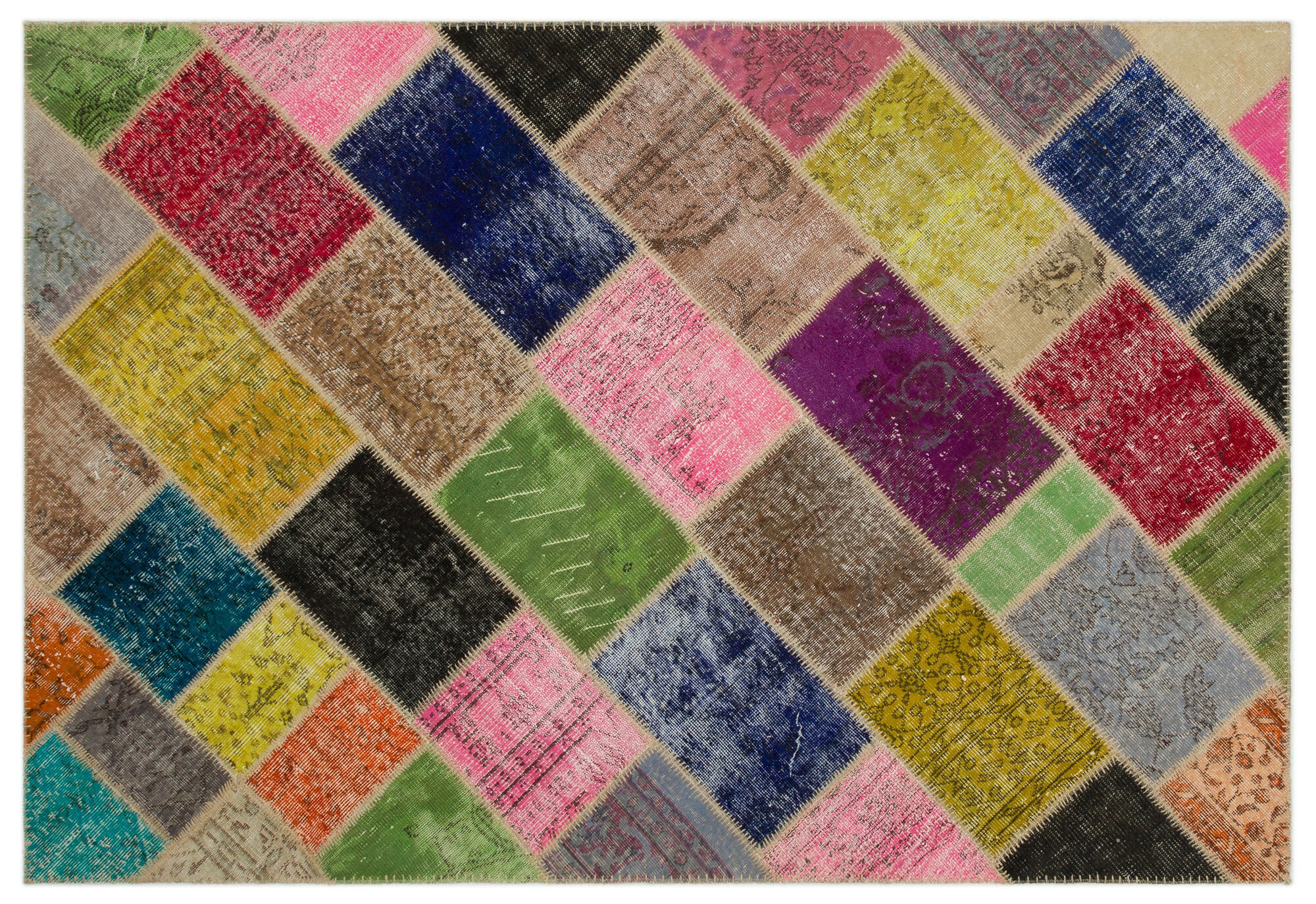 Apex Patchwork Unique Multi Naturel 21470 160 cm X 230 cm