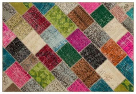 Apex Patchwork Unique Multi Naturel 21472 161 cm X 235 cm - 3