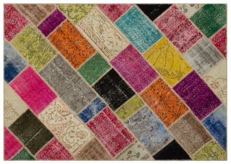 Apex Patchwork Unique Multi Naturel 21476 163 cm X 230 cm - 1