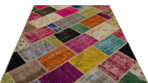Apex Patchwork Unique Multi Naturel 21476 163 cm X 230 cm - 3