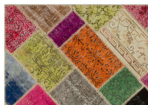 Apex Patchwork Unique Multi Naturel 21476 163 cm X 230 cm - 4